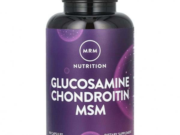 MRM, глюкозамин с хондроитином и МСМ, 90 капсул