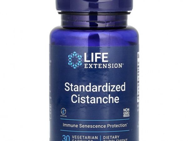 Life Extension, Стандартизированный цистанхе, 30 вегетарианских капсул