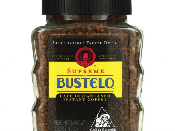 Caf? Bustelo, Supreme by Bustelo, растворимый кофе, сублимированный, 100 г (3,52 унции)