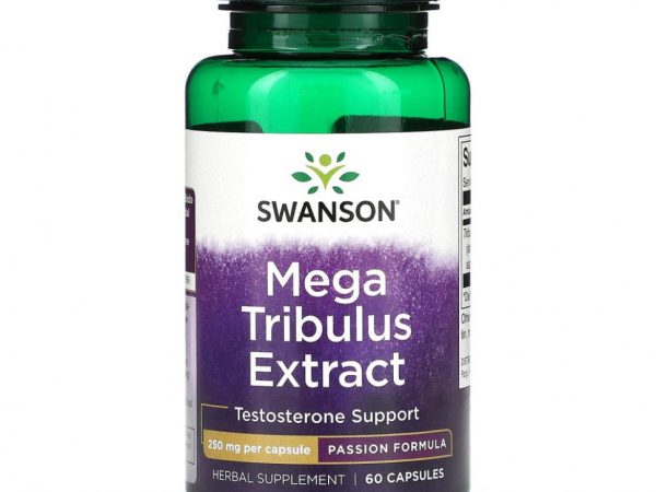 Swanson, Экстракт Mega Tribulus, 250 мг, 60 капсул