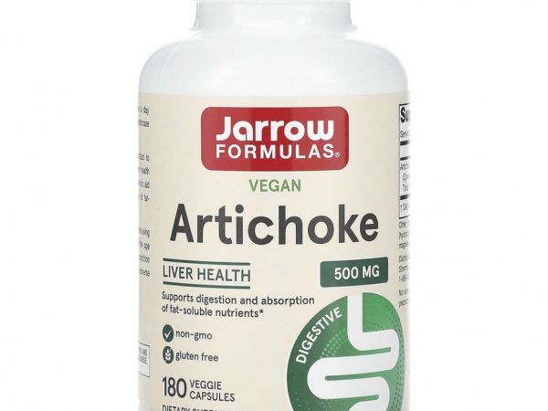 Jarrow Formulas, Артишок, 180 вегетарианских капсул
