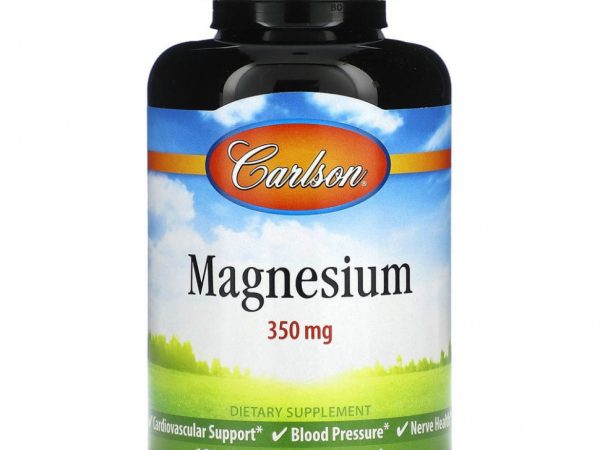 Carlson Labs, магний, 350 мг, 180 капсул