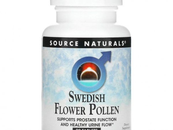 Source Naturals, шведская цветочная пыльца, 90 таблеток