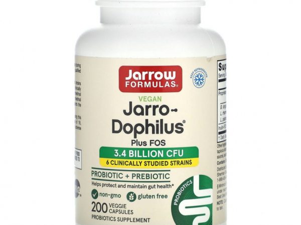Jarrow Formulas, Jarro-Dophilus и ФОС, 3,4 млрд, 200 капсул