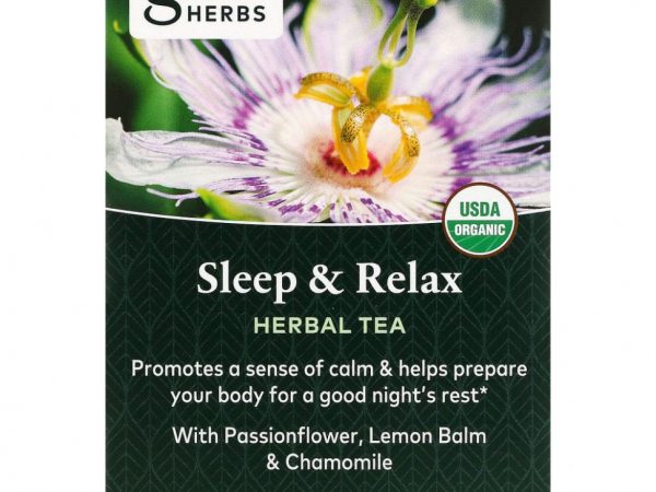 Gaia Herbs, травяной чай, для сна и расслабления, без кофеина, 16 чайных пакетиков, 27,2 г (0,96 унции)