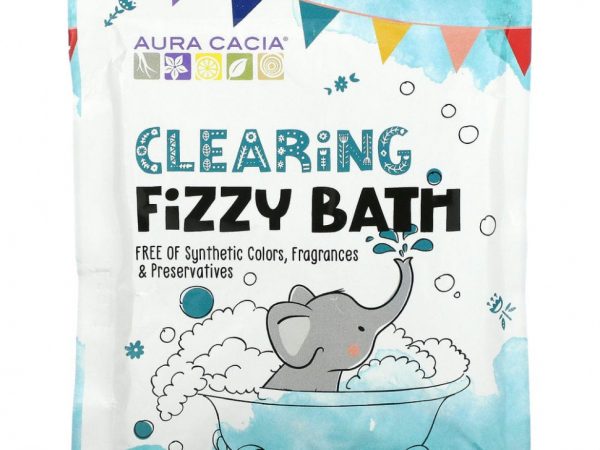 Aura Cacia, Kids, очищающая газированная ванна, 70,9 г (2,5 унции)