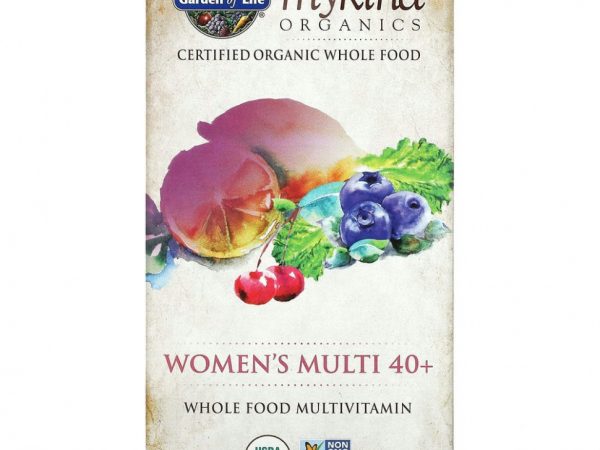 Garden of Life, Мультивитамины для женщин в возрасте старше 40 лет, цельнопищевой мультивитамин, 120 веганских таблеток