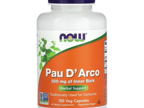 NOW Foods, Pau D'Arco`` 100 растительных капсул