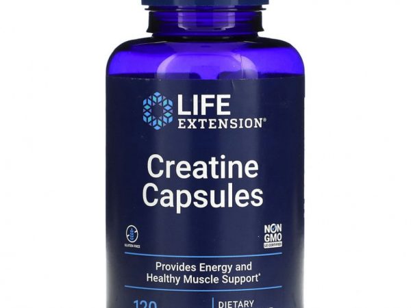 Life Extension, креатиновые капсулы, 120 капсул
