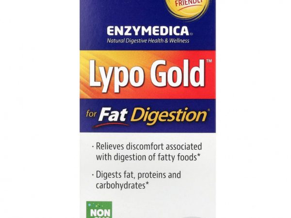 Enzymedica, Lypo Gold, препарат для переваривания жиров, 120 капсул