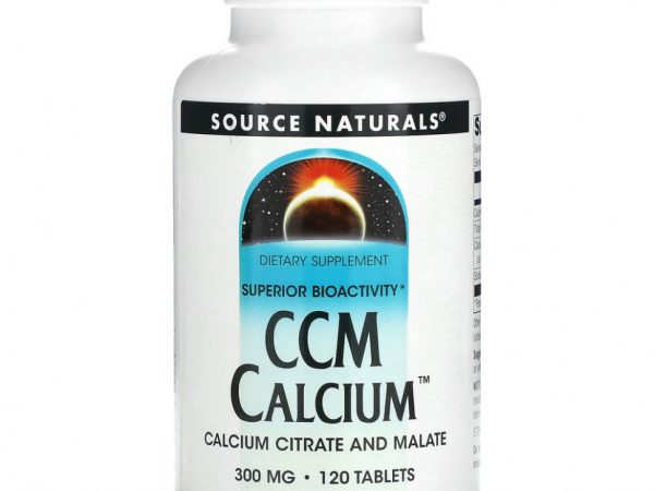 Source Naturals, CCM кальций, 300 мг, 120 таблеток