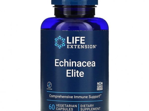 Life Extension, Эхинацея, 60 вегетарианских капсул
