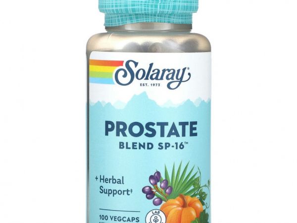Solaray, Prostate Blend SP-16, 100 капсул с растительной оболочкой