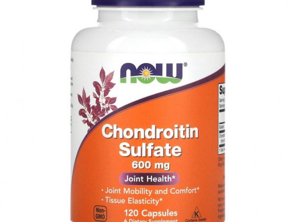 NOW Foods, Chondroitin Sulfate, 600 мг, 120 капсул