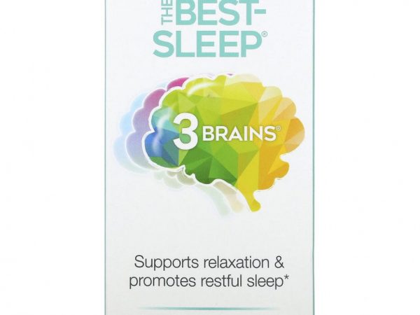 Natural Factors, 3 Brains, The Best-Sleep, 90 вегетарианских капсул