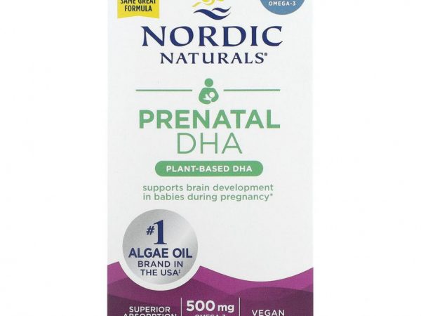 Nordic Naturals, ДГК для беременных, 250 мг, 60 мягких таблеток
