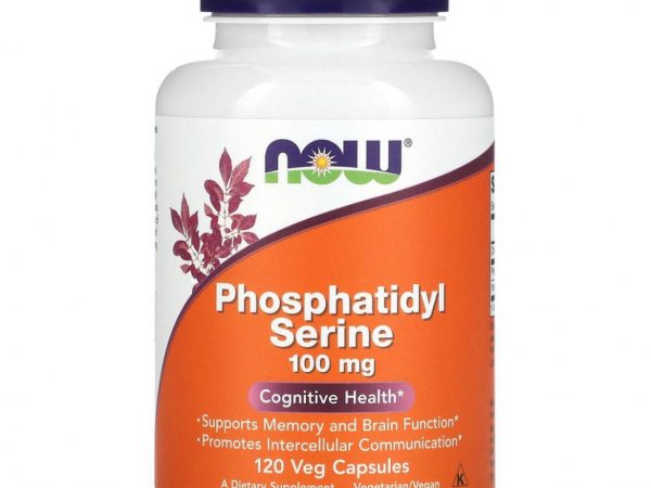 NOW Foods, фосфатидилсерин, 100 мг, 120 вегетарианских капсул