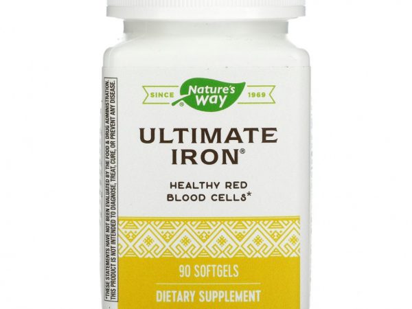 Nature's Way, Ultimate Iron, 90 мягких таблеток