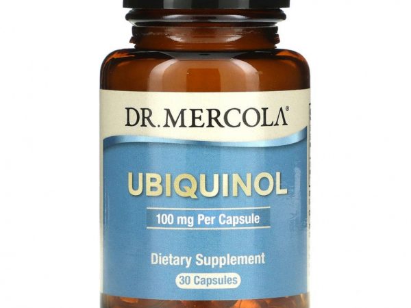 Dr. Mercola, убихинол, 100 мг, 30 капсул