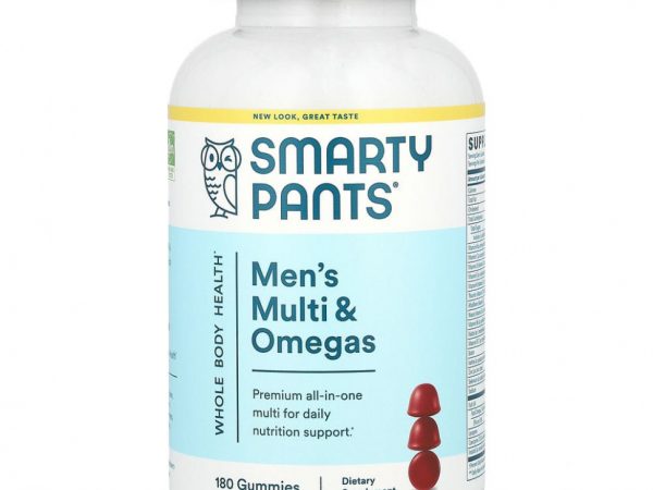 SmartyPants, Комплекс для мужчин, 180 жевательных таблеток
