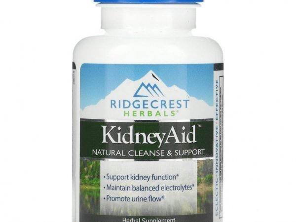 RidgeCrest Herbals, комплекс для почек, 60 вегетарианских капсул