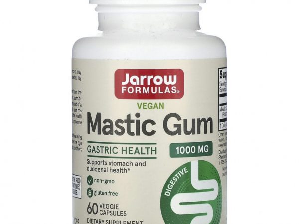 Jarrow Formulas, мастиковая смола, 60 растительных капсул