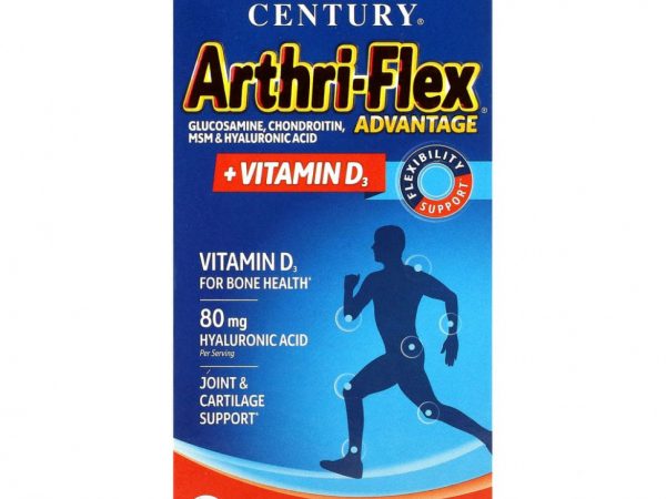 21st Century, Arthri-Flex Advantage с витамином D3, 120 таблеток, покрытых оболочкой
