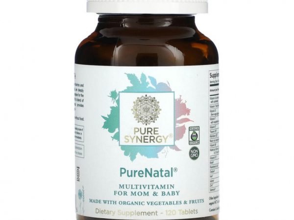 Pure Synergy, PureNatal, 120 таблеток