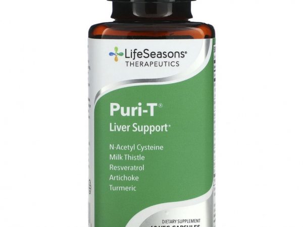 LifeSeasons, Puri-T, 60 вегетарианских капсул