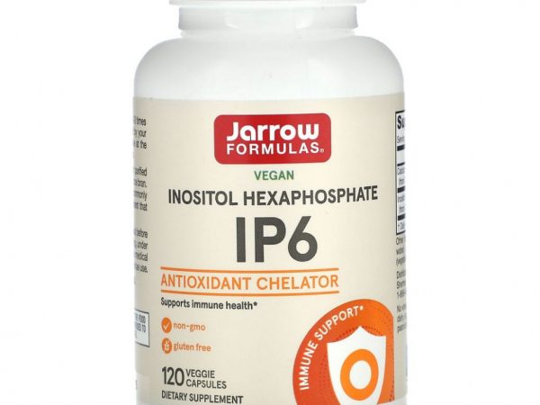 Jarrow Formulas, IP6, гексафосфат инозитола, 500 мг, 120 растительных капсул