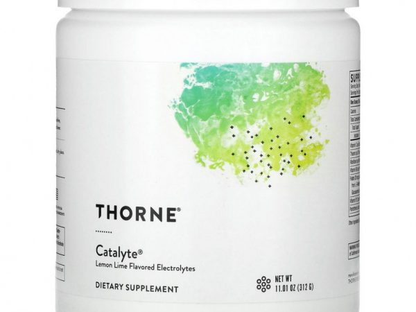 Thorne Research, Catalyte, электролиты со вкусом лимона и лайма, 312 г (11,01 унции)