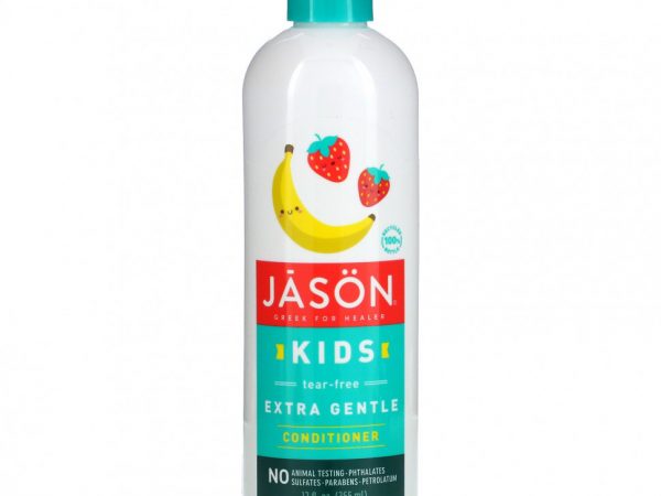Jason Natural, Экстра нежный кондиционер для детей без слез, клубника и банан, 355 мл (12 жидк. Унций)