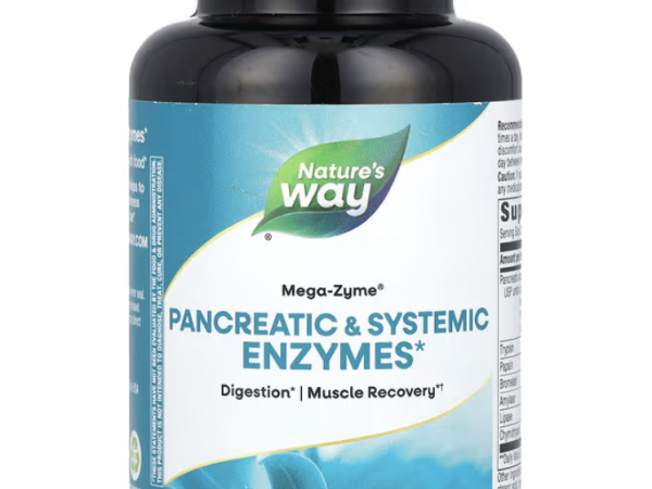 Nature's Way, Mega-Zyme, системные ферменты, 200 таблеток