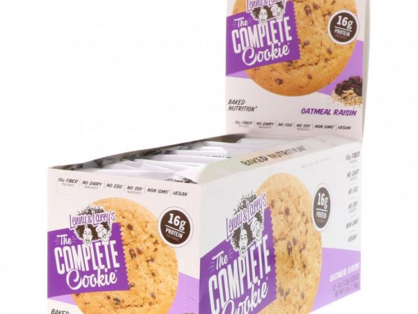 Lenny & Larry's, The COMPLETE Cookie, овсяное печенье с изюмом, 12 печений, 113 г (4 унции)