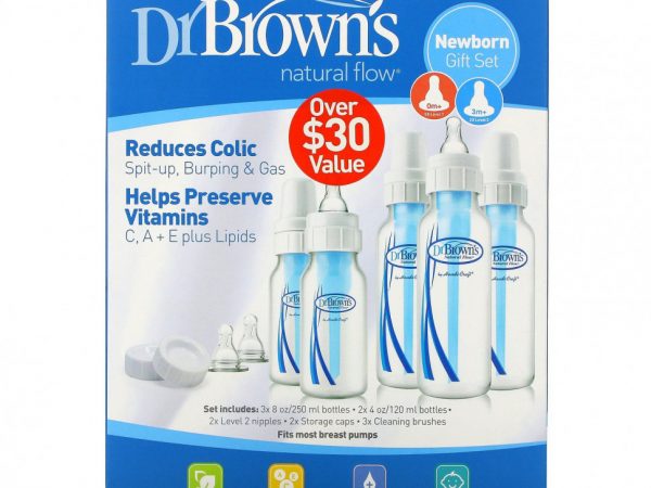 Dr. Brown's, Natural Flow, набор для кормления новорожденных, 1 набор