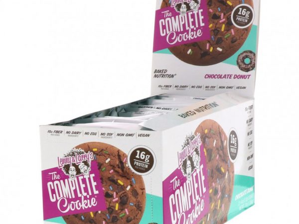 Lenny & Larry's, The COMPLETE Cookie, шоколадный пончик, 12 видов печенья, 113 г (4 унции)