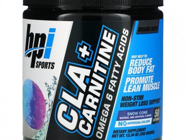 BPI Sports, CLA + карнитин, снежный конус, 300 г (10,58 унций)
