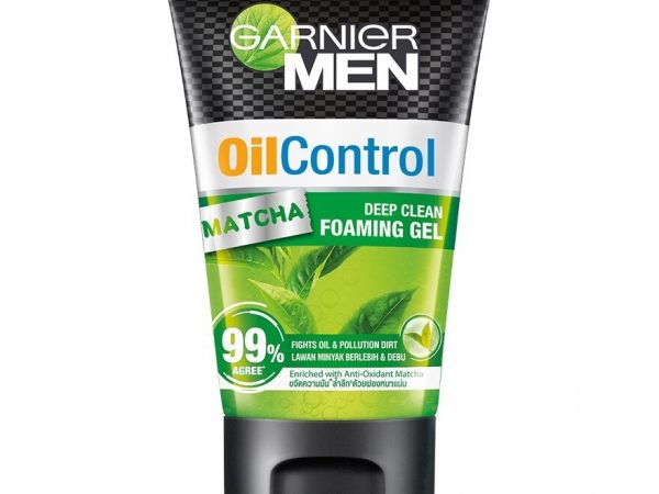 Garnier Men Oil Control Matcha Deep Clean Foaming Gel 100 Ml.
