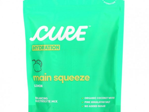 Cure Hydration, сбалансированная смесь электролитов, лимон, 14 отдельных пакетиков по 8,3 г (0,29 унции)