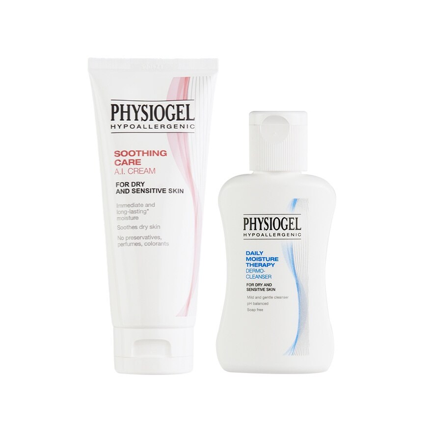 Physiogel AI Cream 100 ml.  DMT Cleanser 50 ml.