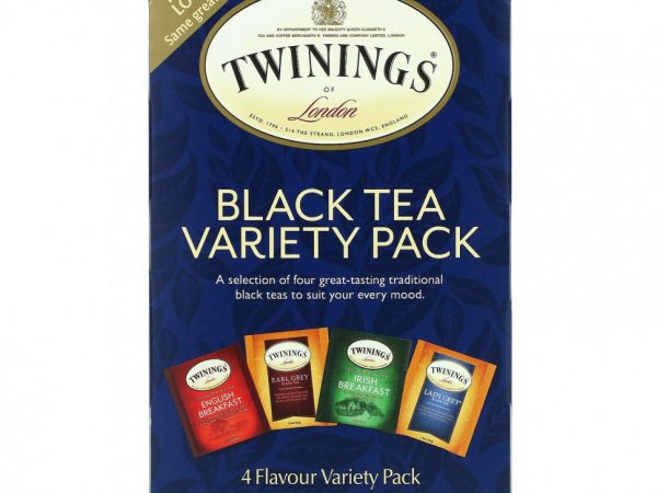 Twinings, черный чай, набор разных сортов, 20 чайных пакетиков, 40 г (1,41 унции)