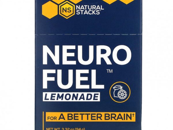 Natural Stacks, Neuro Fuel Lemonade, 20 Stick Packs, 0.17 oz ( 4.7 g) Each