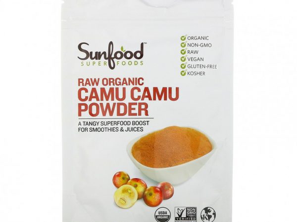 Sunfood, Порошок из пикантного каму-каму, 3,5 унции (100 г)