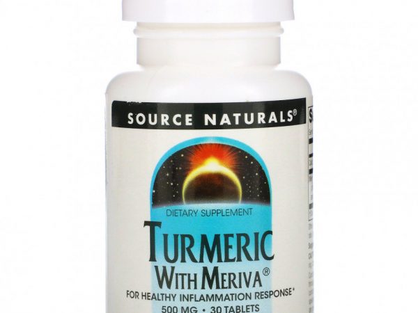 Source Naturals, Куркума с меривой, 500 мг, 30 таблеток