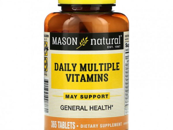 Mason Natural, Daily Multiple Vitamins, 365 таблеток