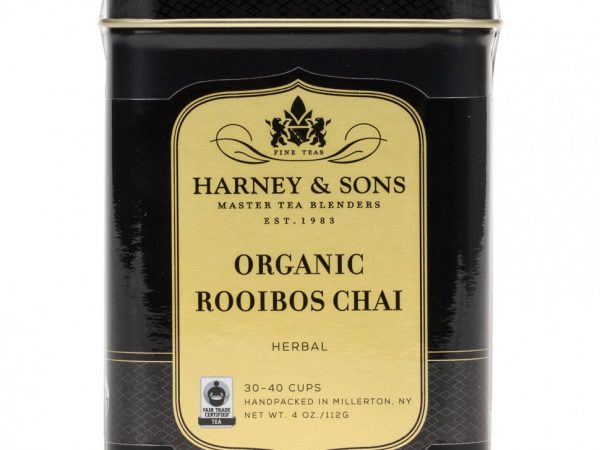 Harney & Sons, Organic Rooibos Chai, травяной чай, 4 унции (112 г)