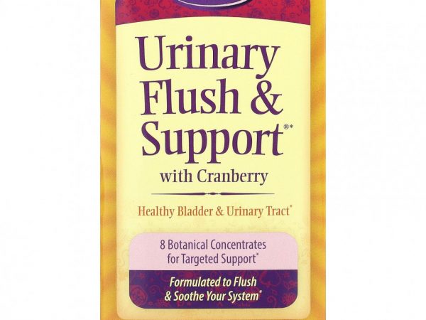 Nature's Secret, Urinary Flush & Support, мочегонное средство с клюквой, 60 капсул