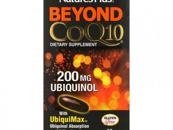 NaturesPlus, Beyond CoQ10, (коэнзим Q10), 60 капсул