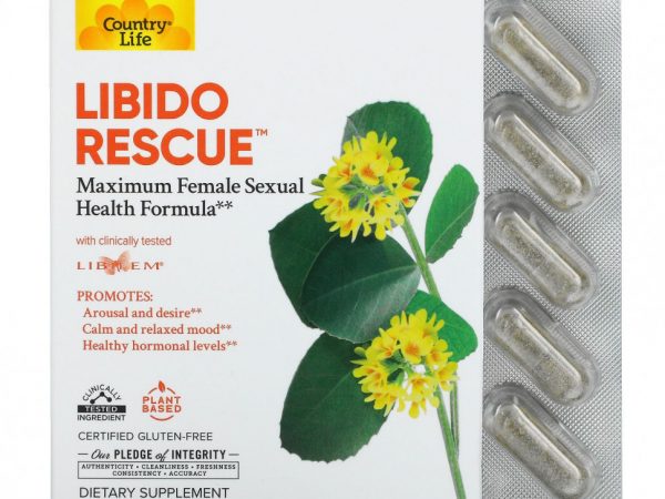 Country Life, Libido Rescue, 60 вегетарианских капсул