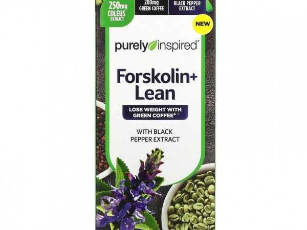 Purely Inspired, Forskolin + Lean, 60 капсул